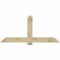 Ekena Millwork Eugene Rough Sawn Timber Gable Bracket, Douglas Fir, 72"W x 33"H x 4"D x 6"F, 11/12 Pitch GBW072X33X0406EUG00RDF - alternate 1